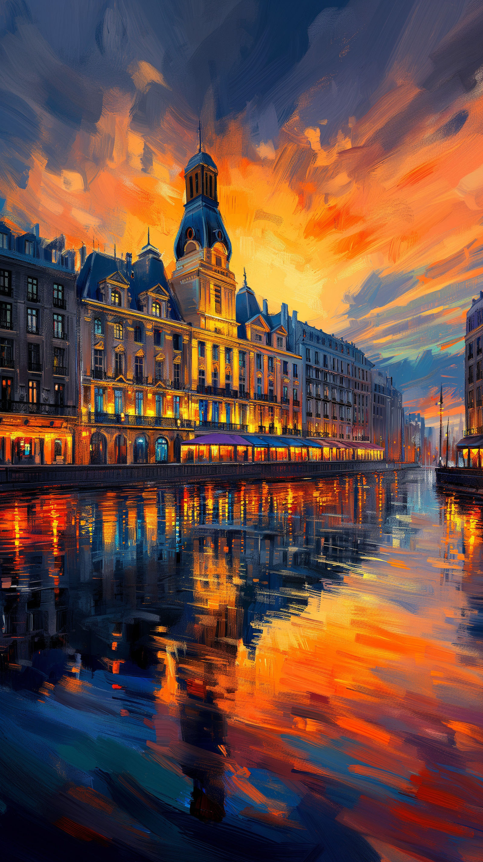 Impressionism Art in the style of Daniel Hughes