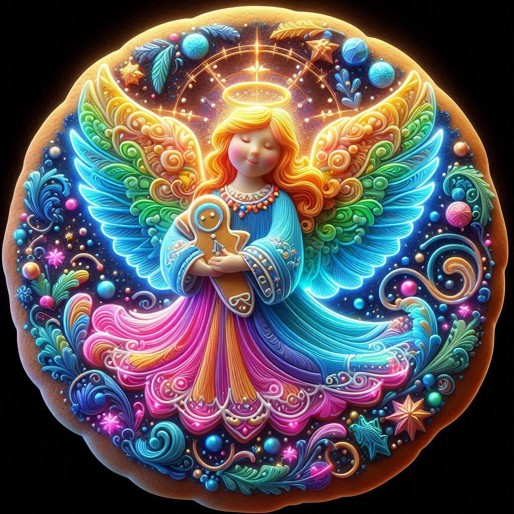 christmas cookie angel
