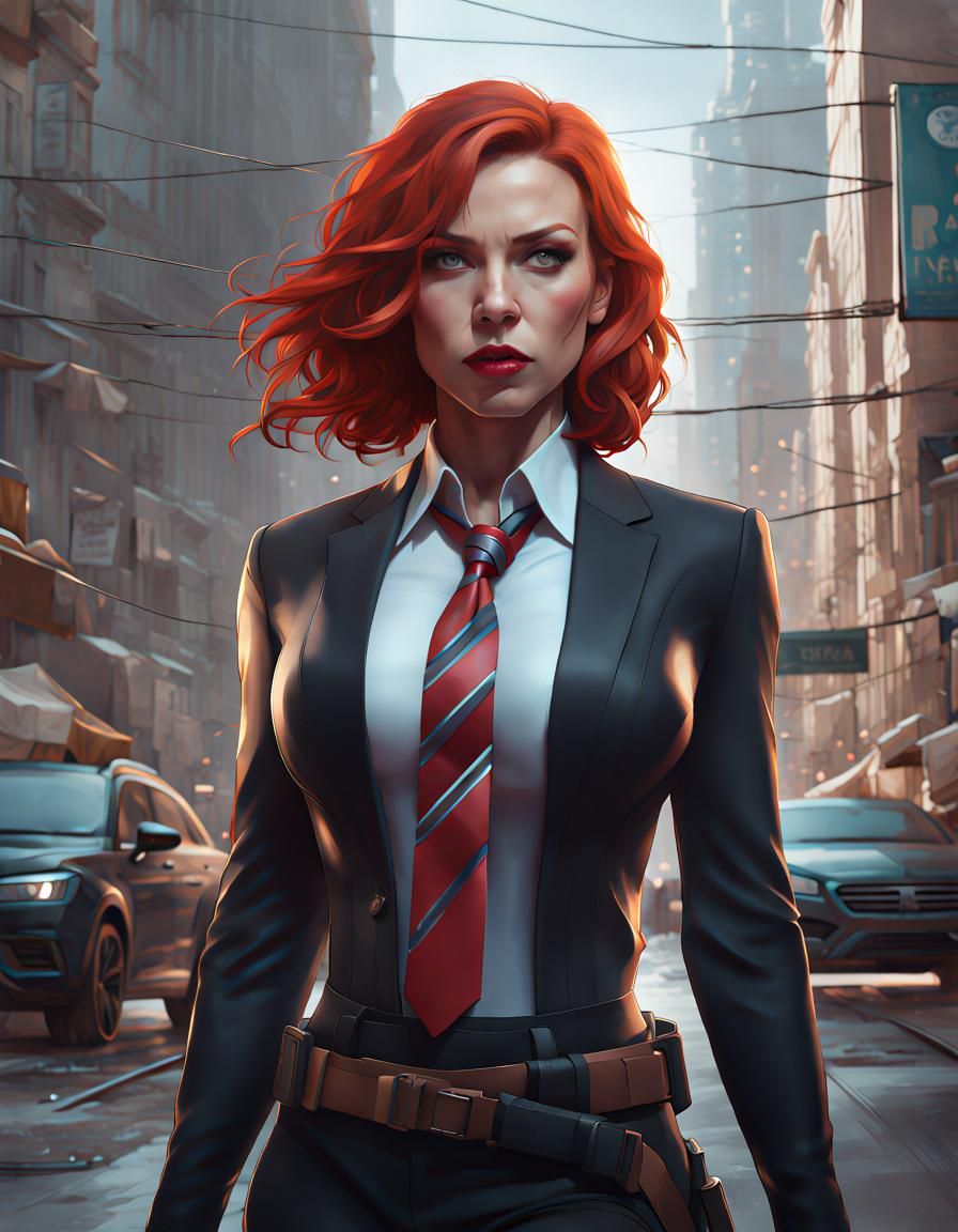 Black Widow - AI Generated Artwork - NightCafe Creator