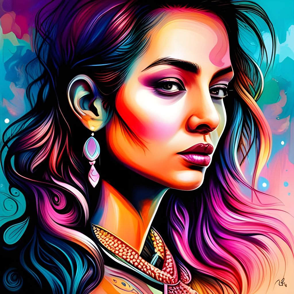 Indian Woman - AI Generated Artwork - NightCafe Creator