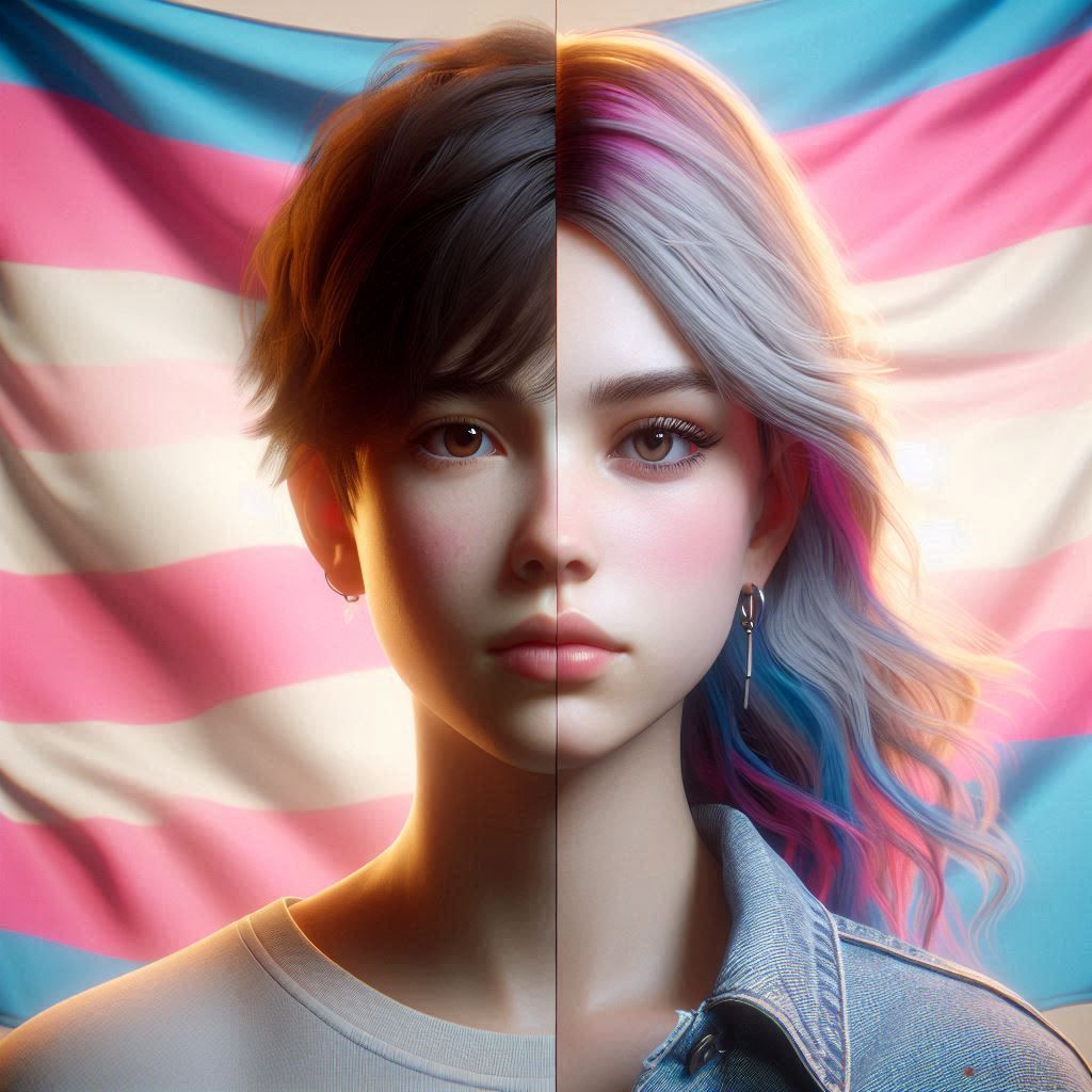 Trans flag