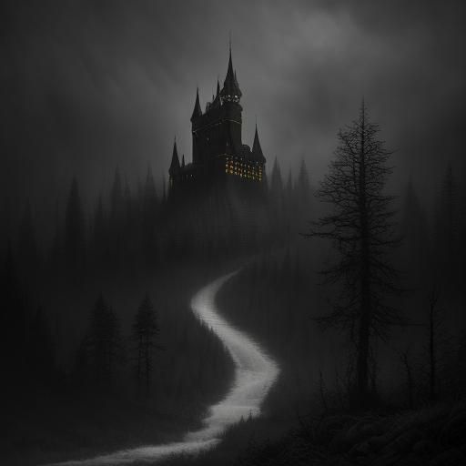 dark fantasy, intricate details, abstraction illustration hyperdetailed