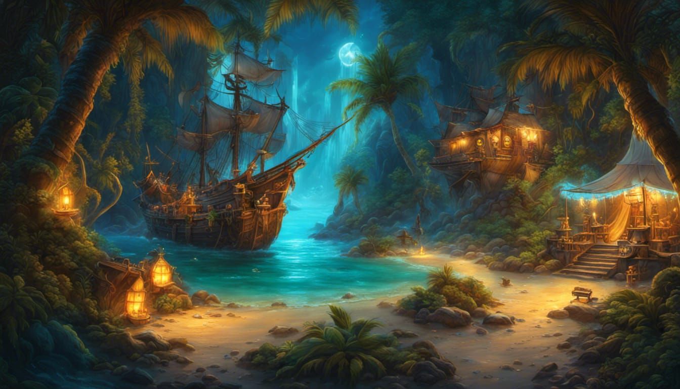 Pirate hideaway  by @Arcarels