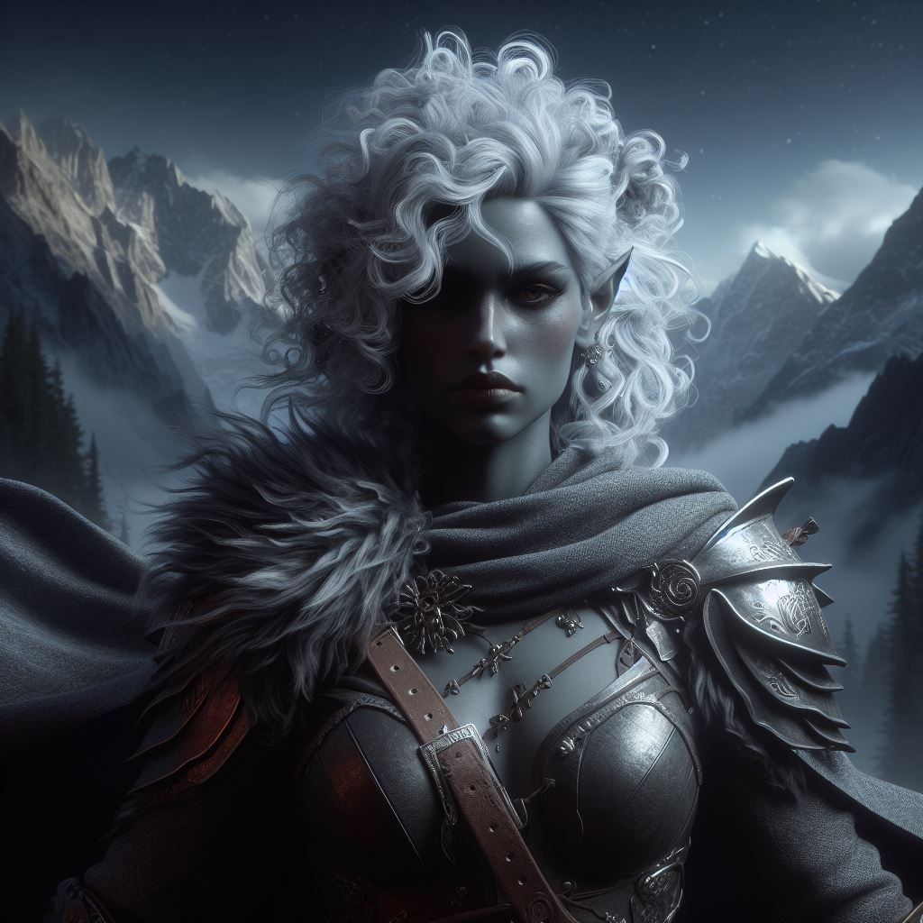 Drow woman warrior
