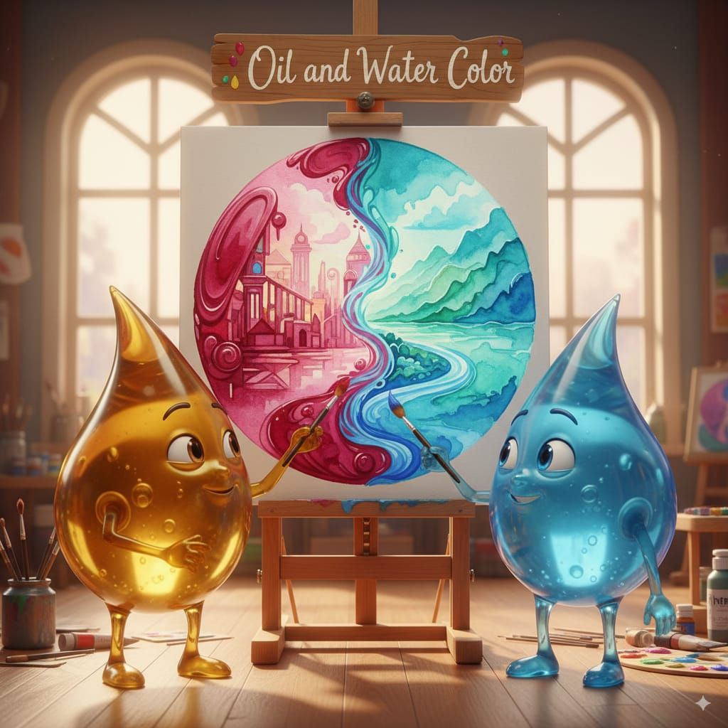 Oil and Water (Color)