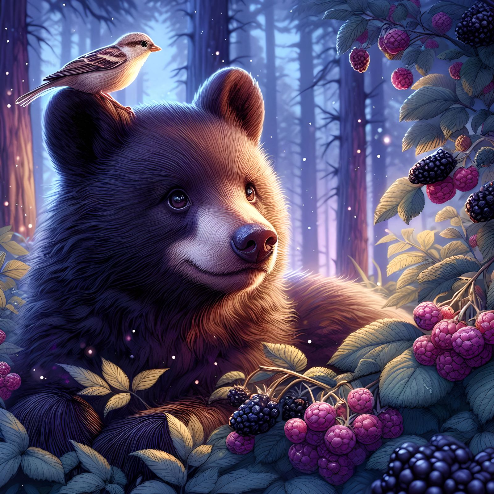 Forest Friends - August BlackBear