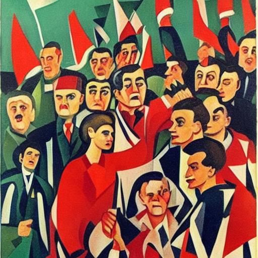 On a postcard the Yugoslavs are celebrating their moment of ...