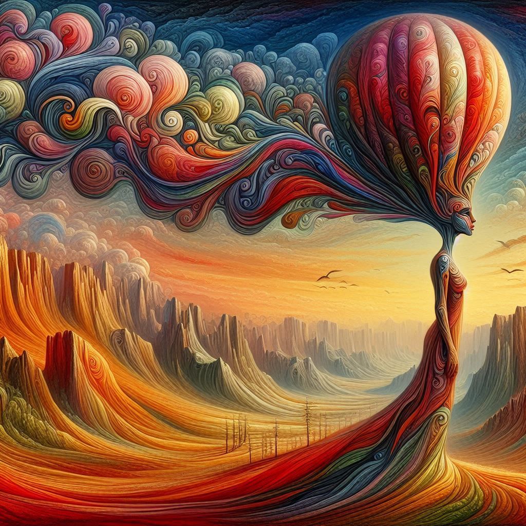 SURREAL BALLOON LADY 2