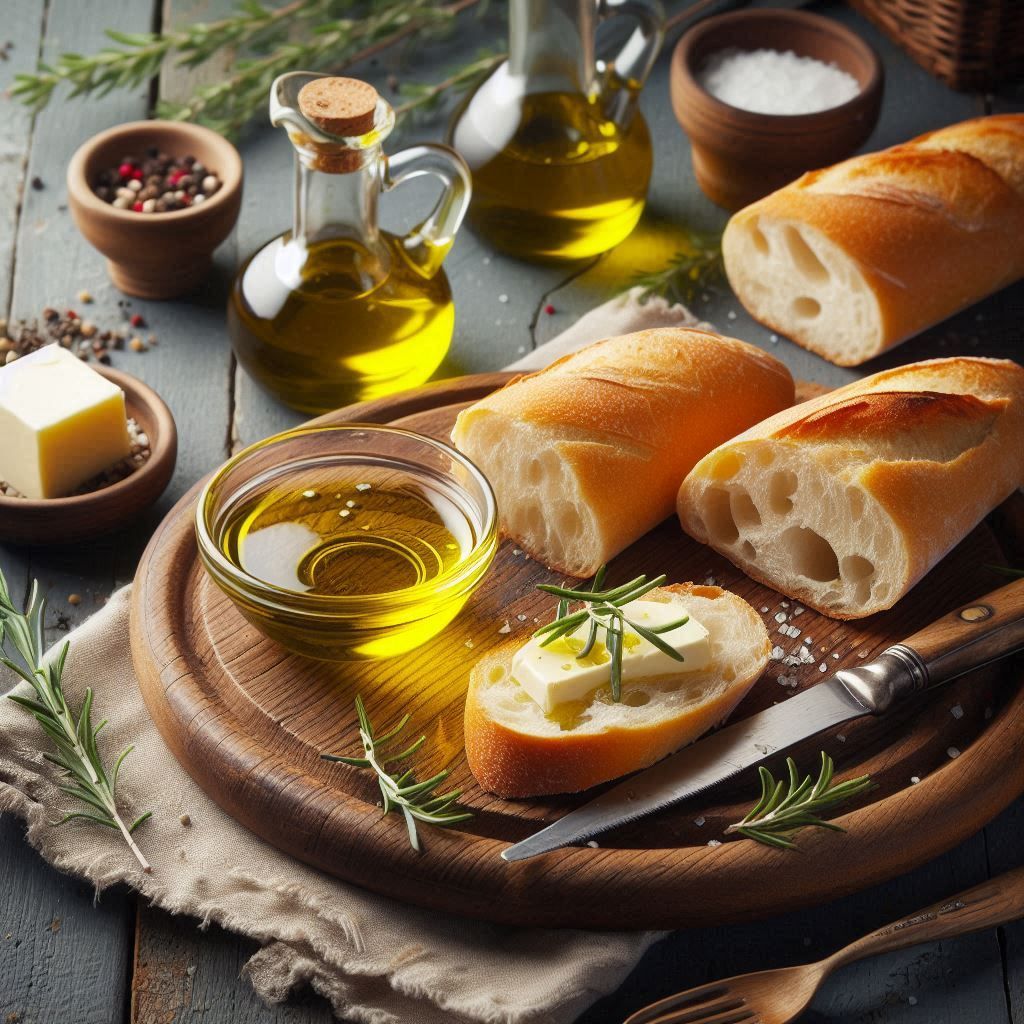 Crusty Baguette sliced