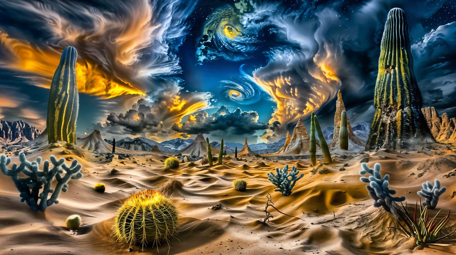 Surreal Desertscapes; Midjourney/Artistic