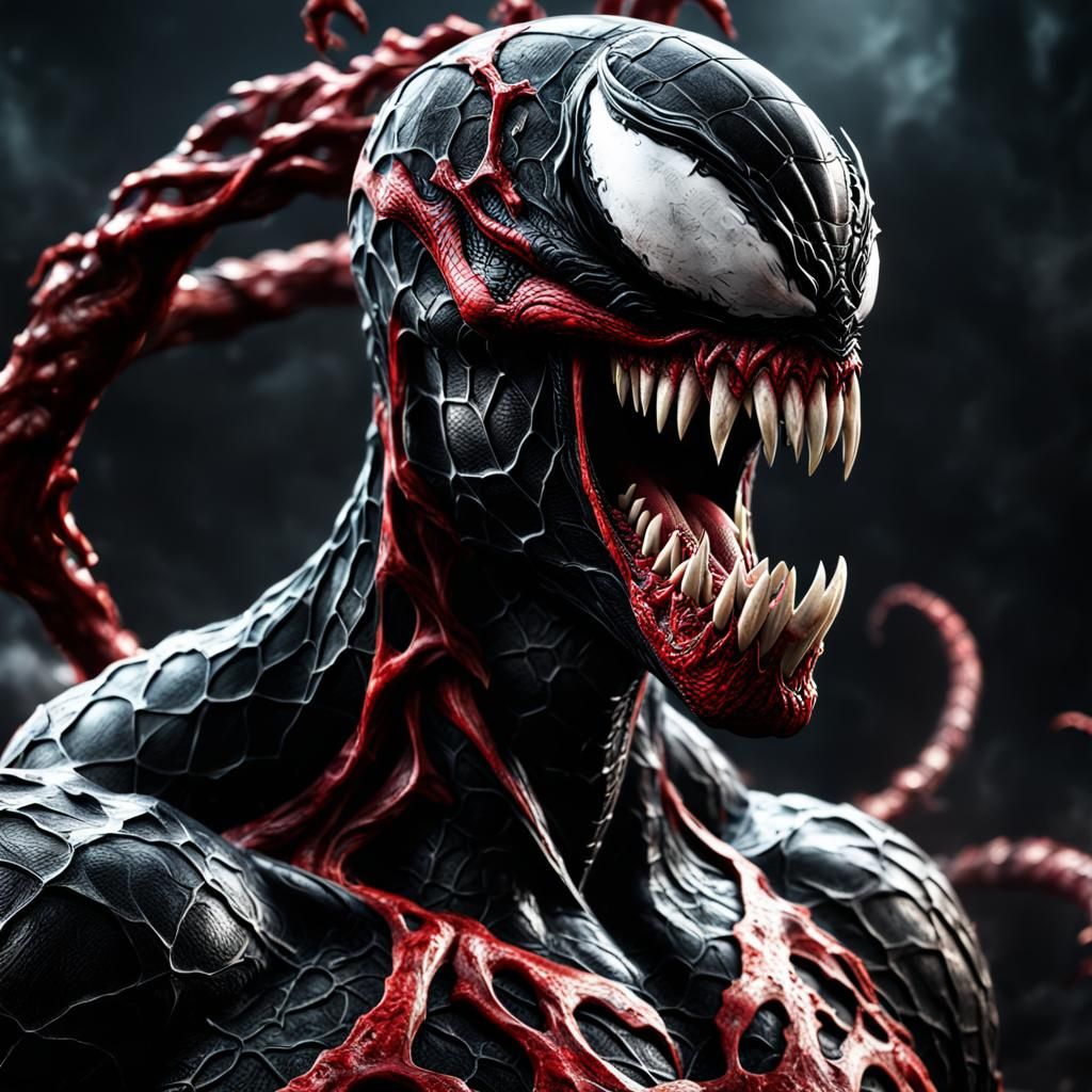 Marvel Venom x Carnage - AI Generated Artwork - NightCafe Creator