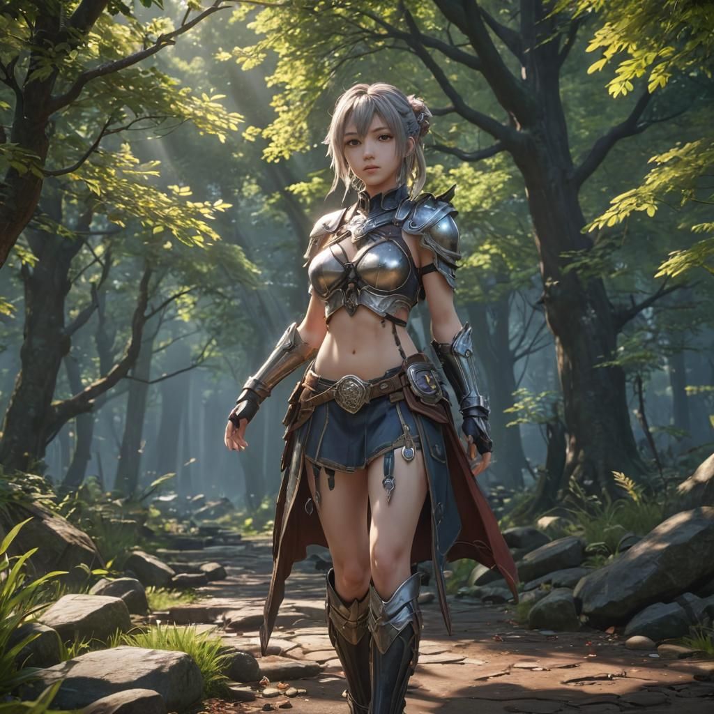 Haunted House Party in 3D Anime Style