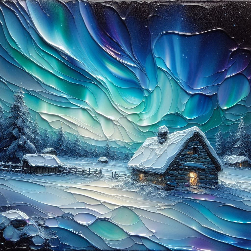 The Winter Skies were painted with Spirits.