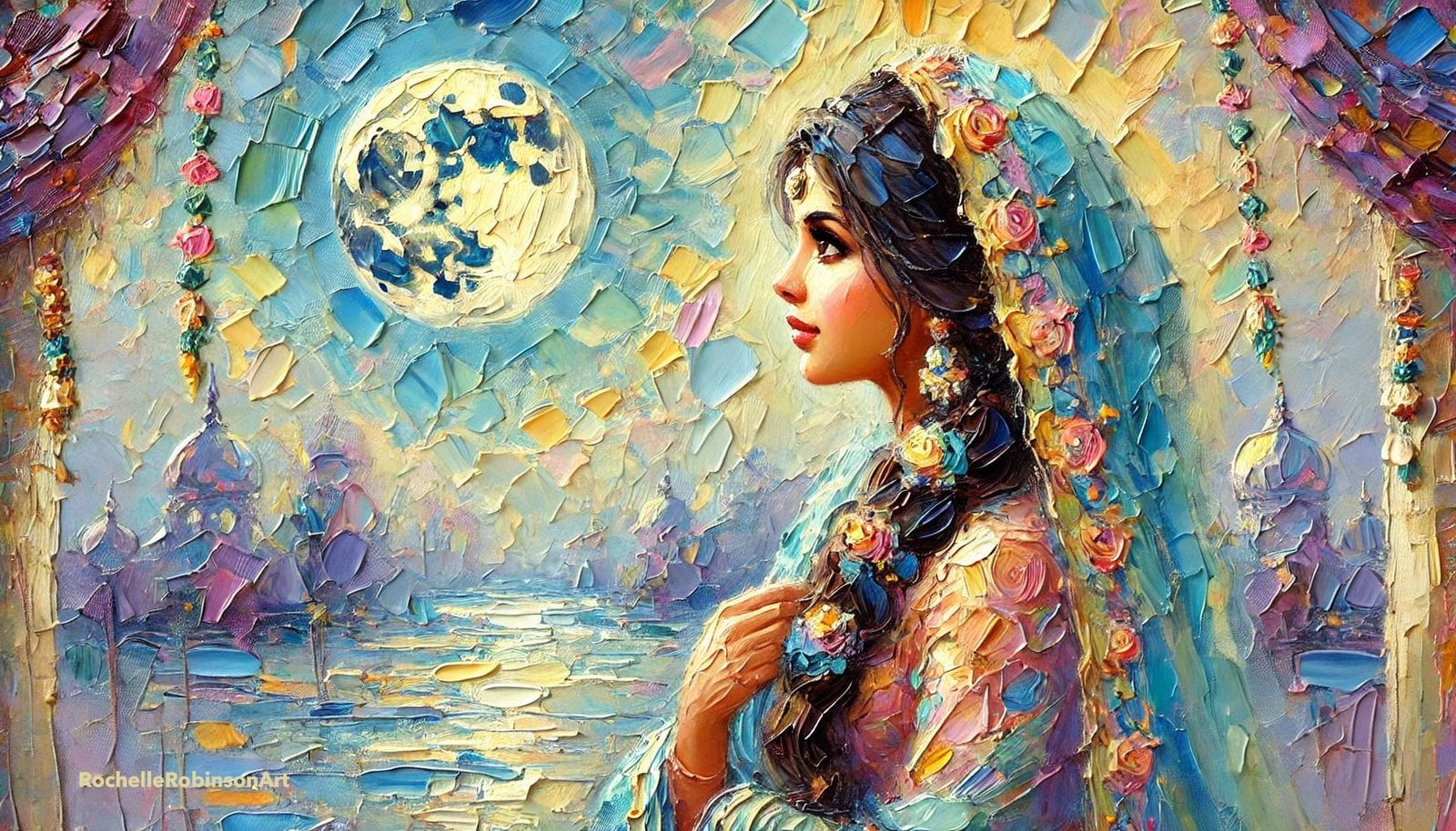 Woman In Moonlight