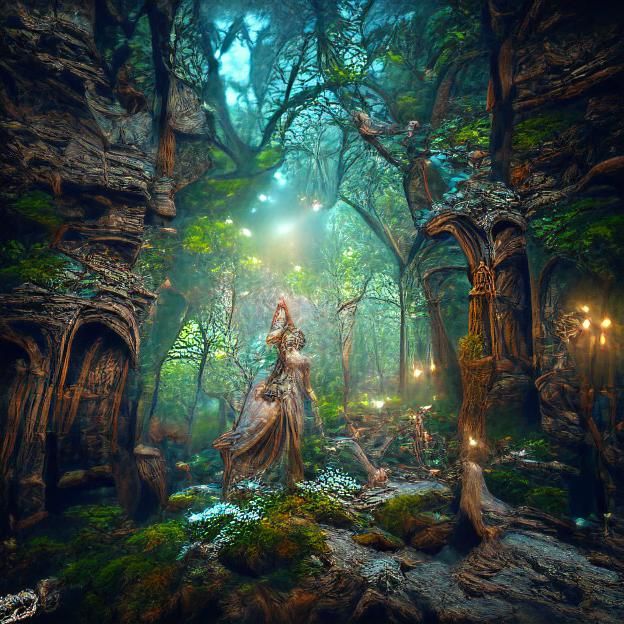 Unreal Engine asset – Fantasy Forest - Magic Forest - Elven Forest