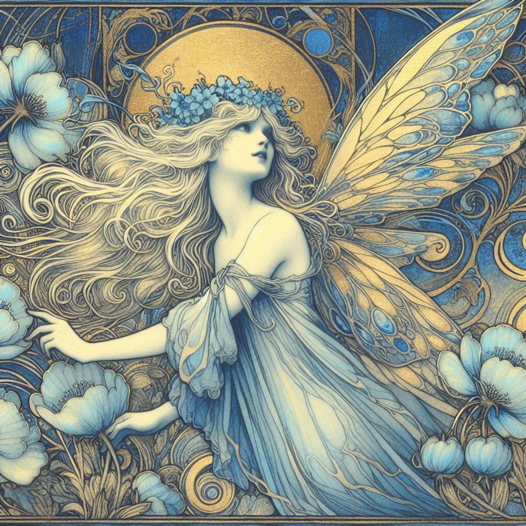 Blue and Gold Fairy 2