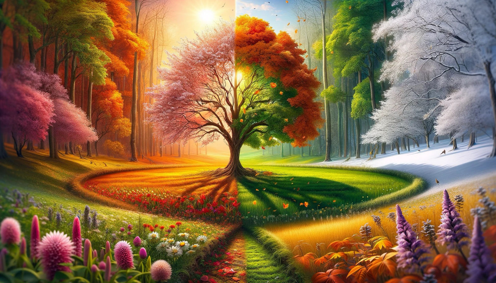 Seasonal Symphony: A Year in a Glance