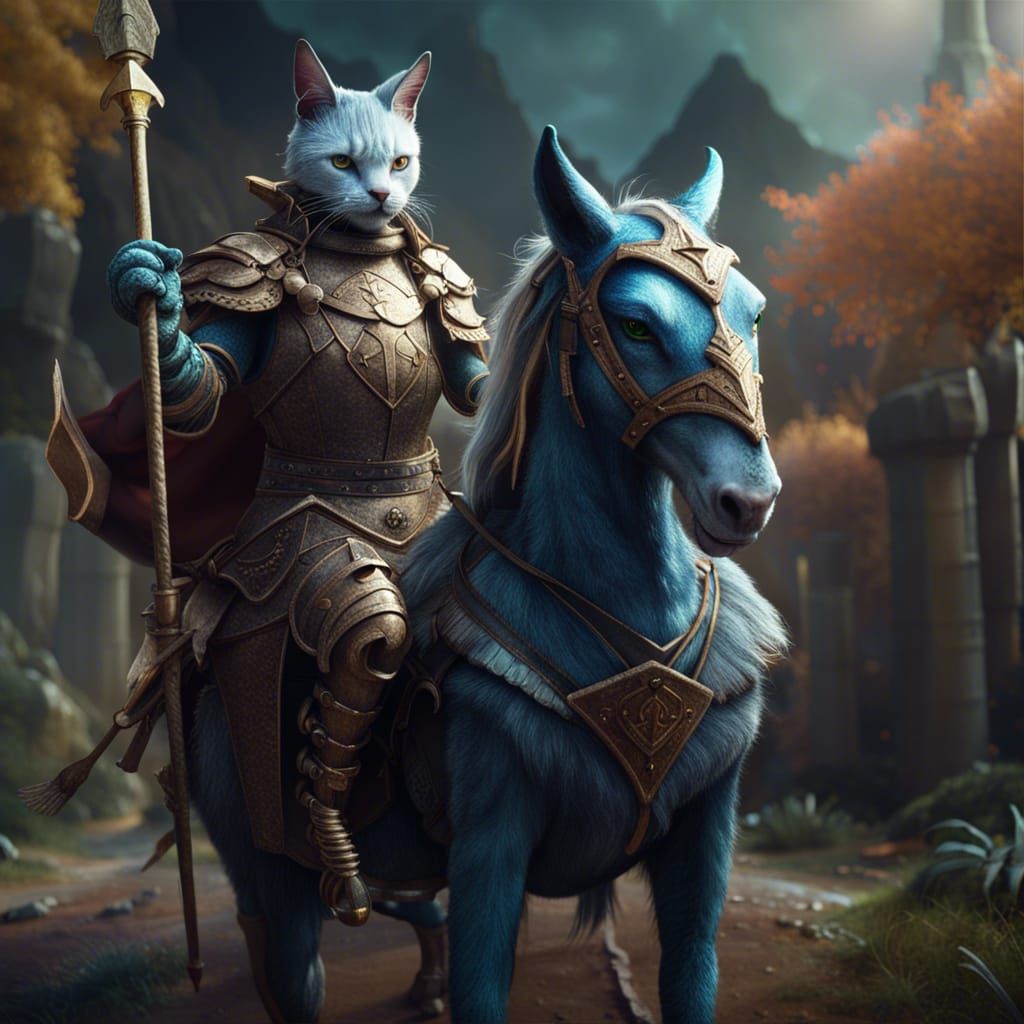 Cat Knight - AI Generated Artwork - NightCafe Creator