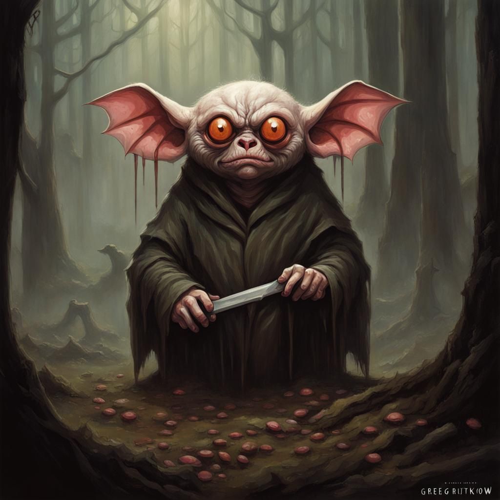 Nightmare Yoda - AI Generated Artwork - NightCafe Creator