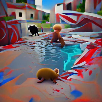 Boris finds two mink bloated in the pool, and calls the poli...