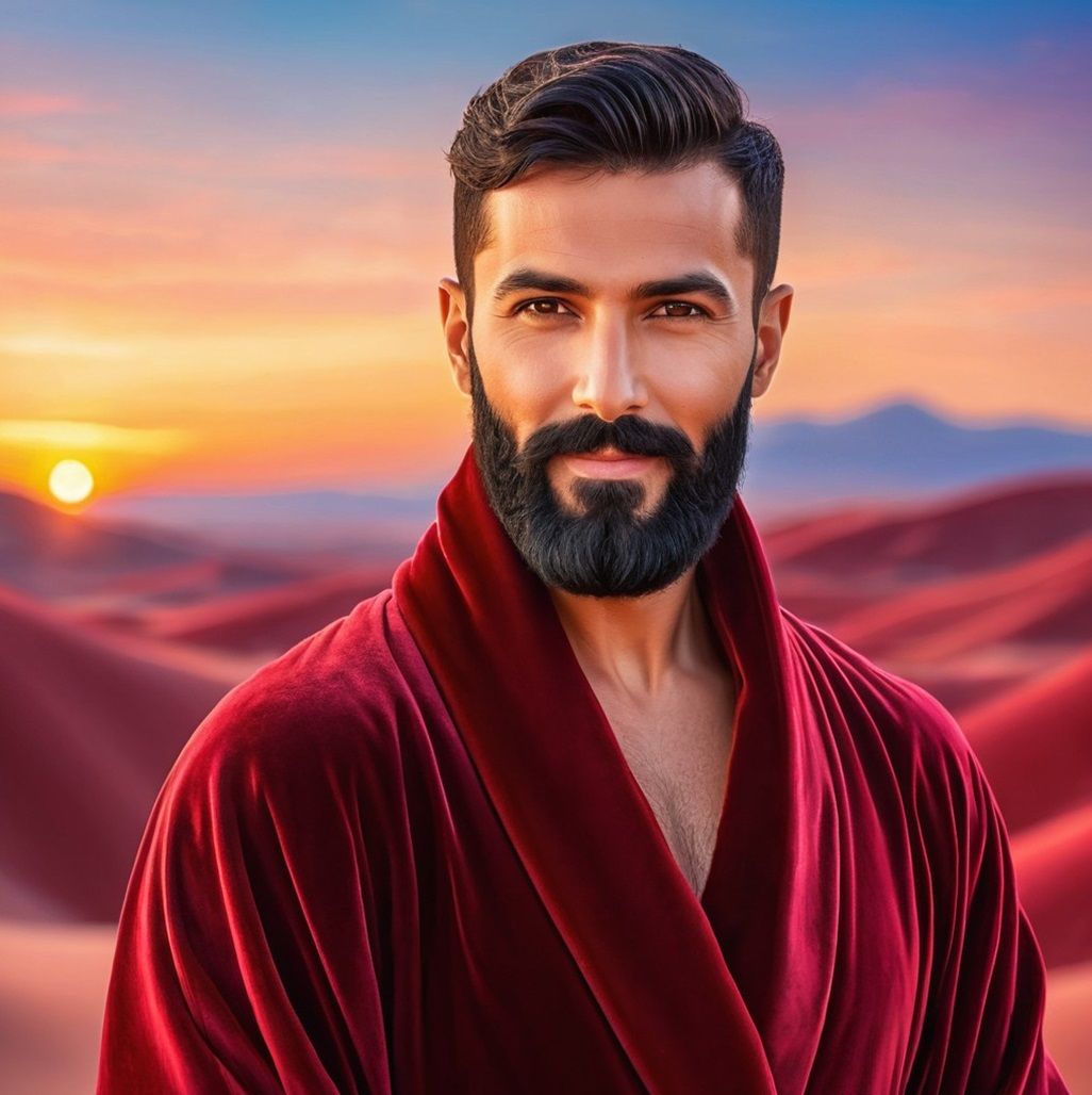 Jahoel   · יהואל    ·  a   handsome bearded   man       wear...