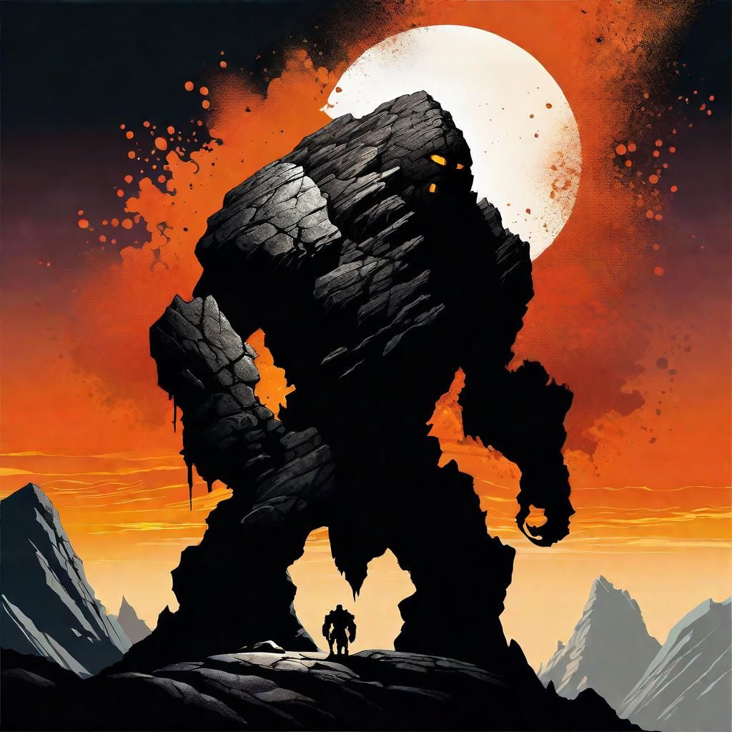 Fellowship & Foes (concept): Rock Golem v.2