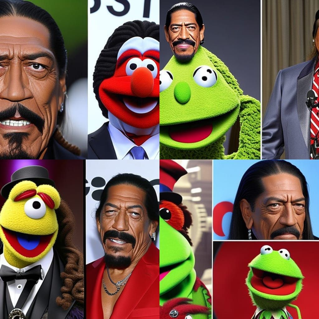 Danny Trejo as a Muppet