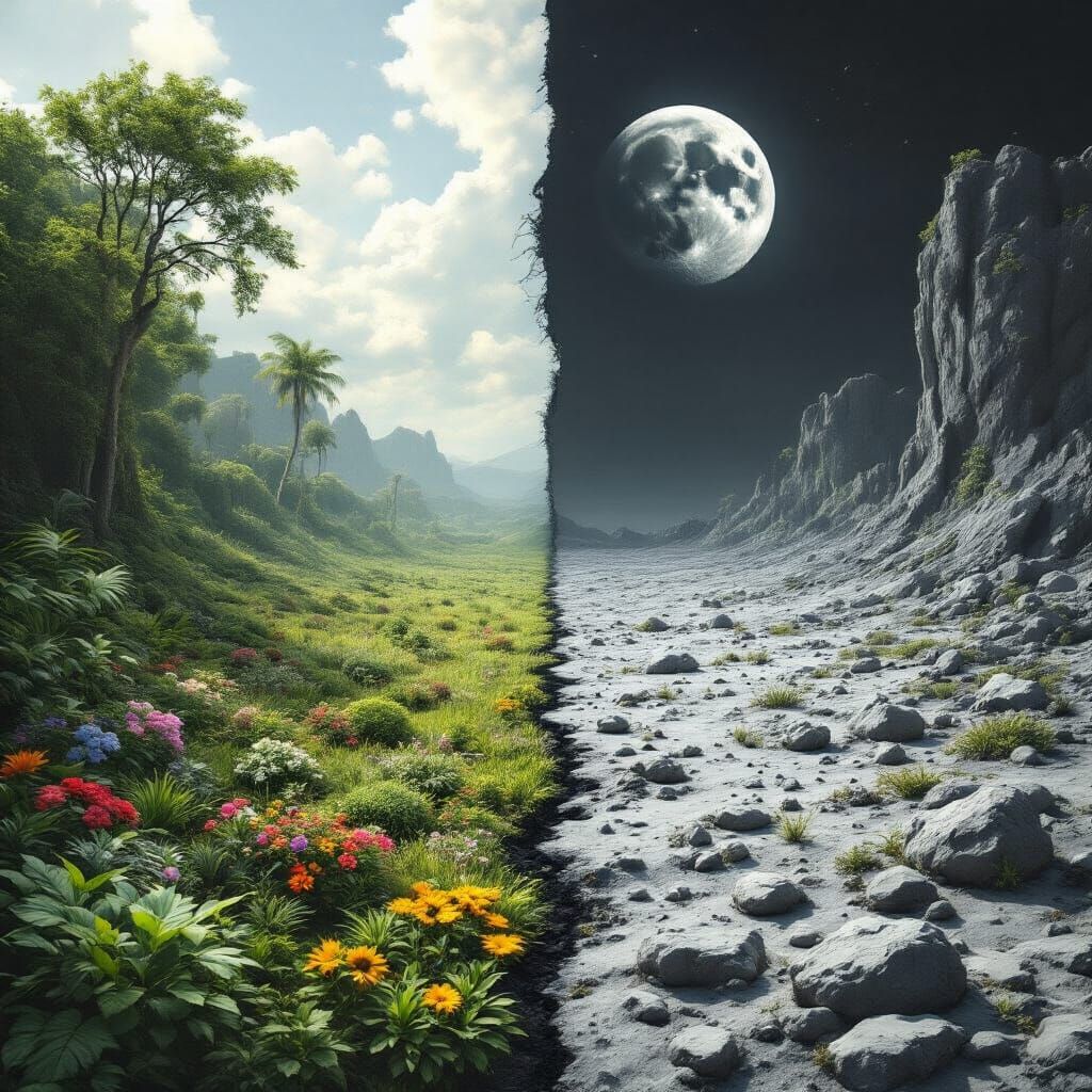 Abundance and desolation  by @szvh