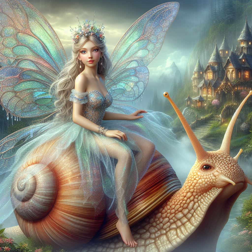 Fairy and snail