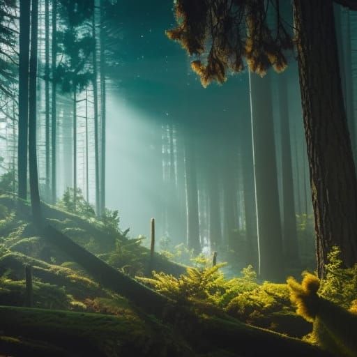 Eldritch intricately detailed light dust landscape magnifice...
