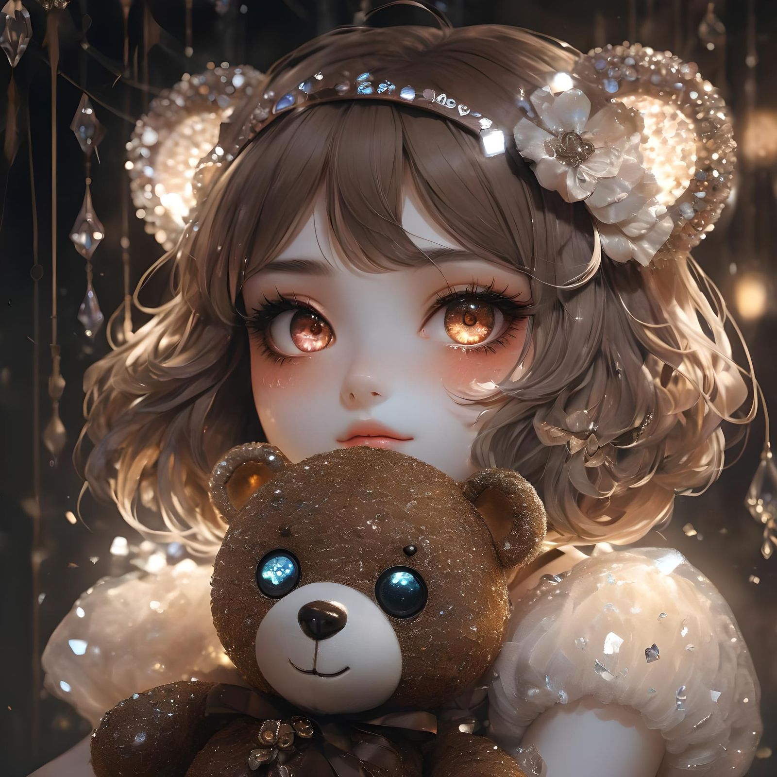 "A teddy bear is a friend you can hug anytime"  by @AmmA