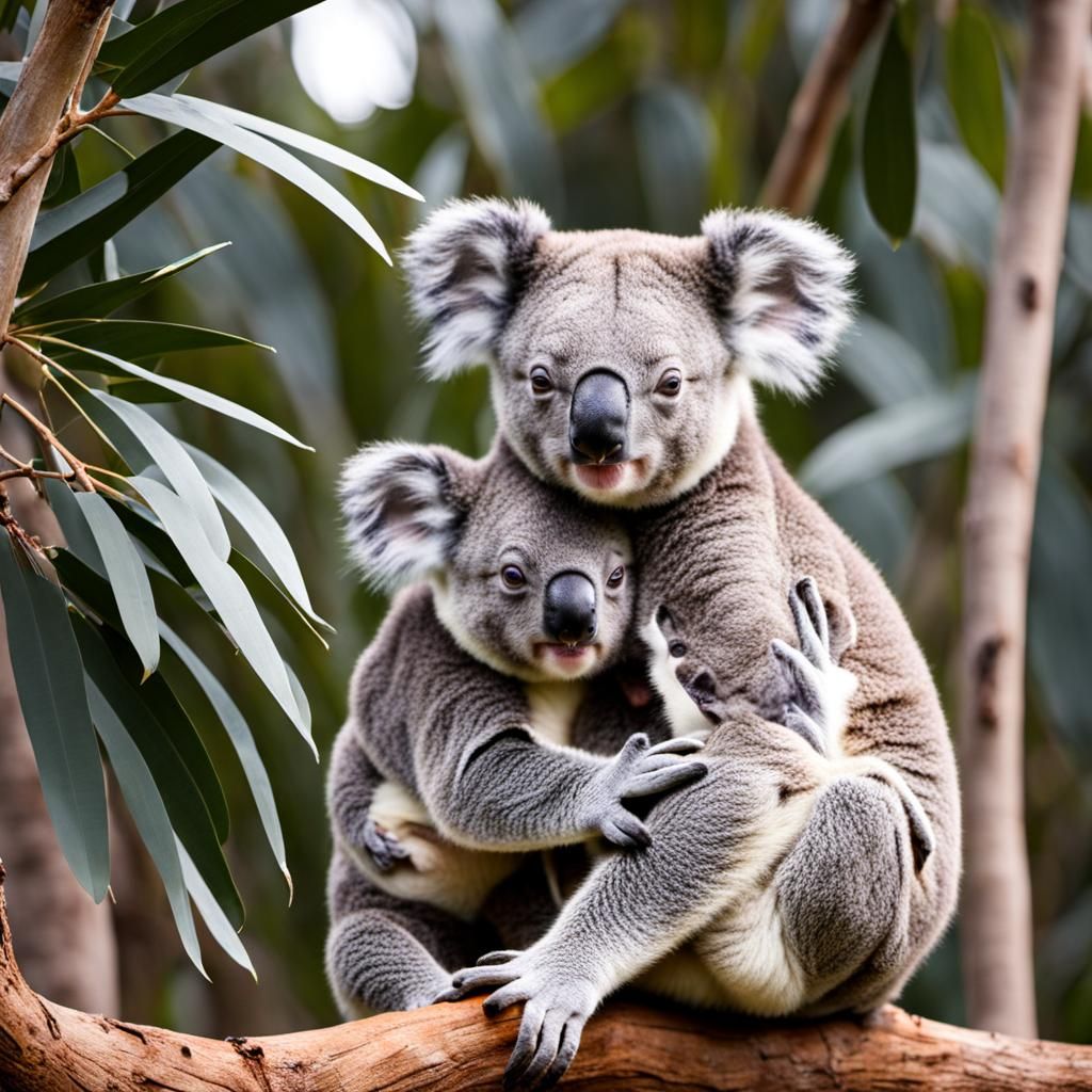 koala & baby