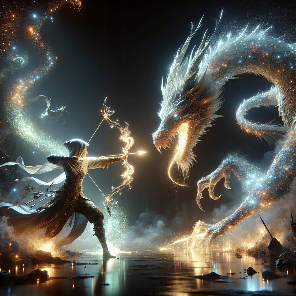 Battle of legends  by @ItsmeAI