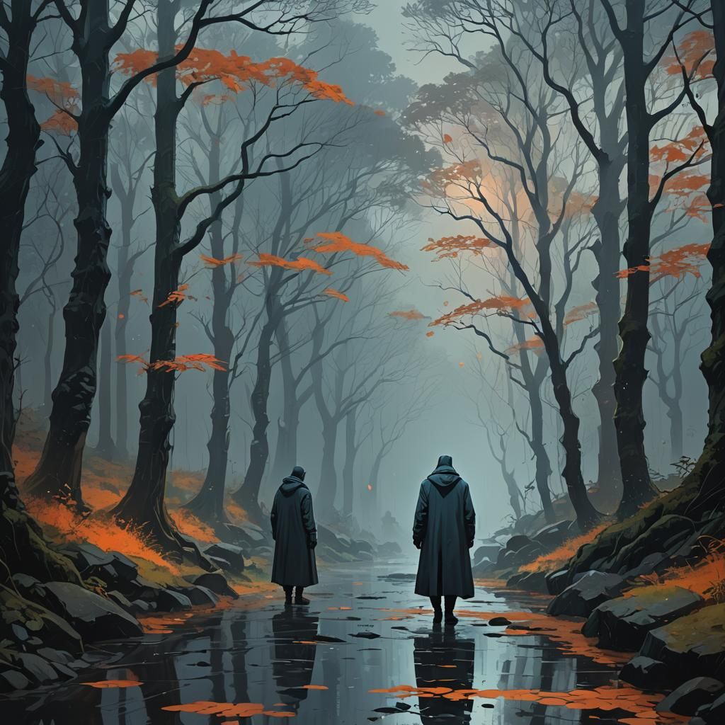 A very rainy day