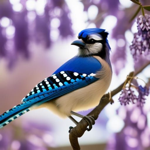 Blue jay - AI Generated Artwork - NightCafe Creator