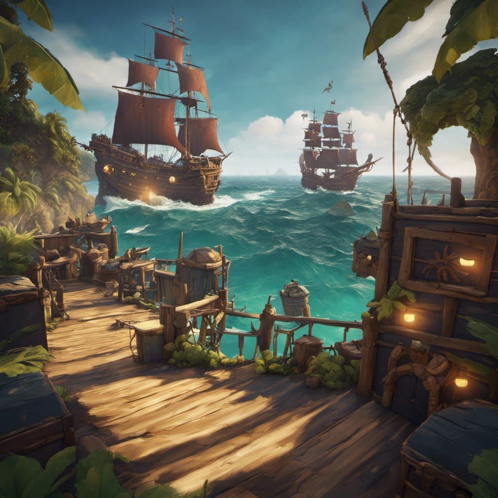 Sea of thieves game - AI Generated Artwork - NightCafe Creator