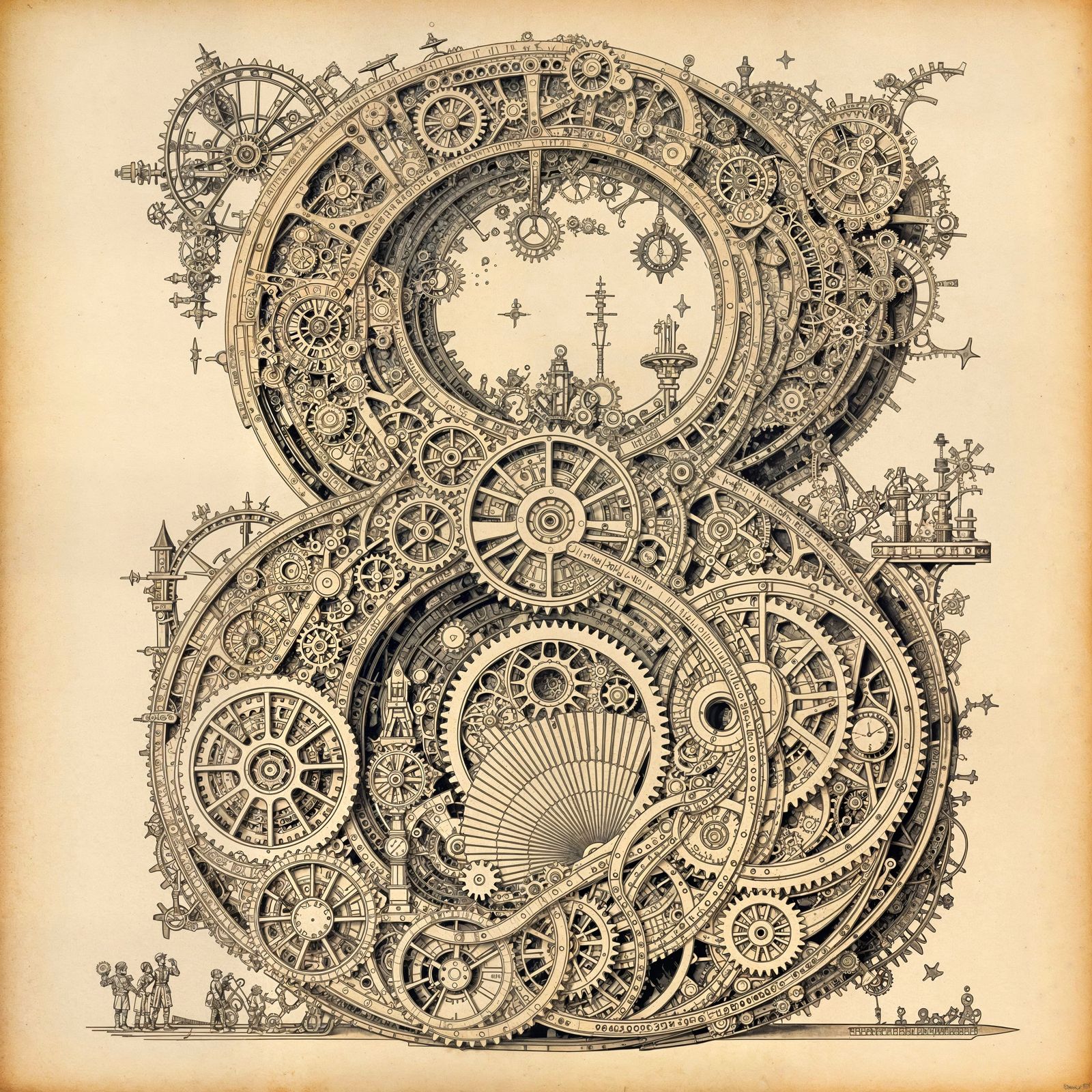 The Inner Workings of 8  by @Art of Art