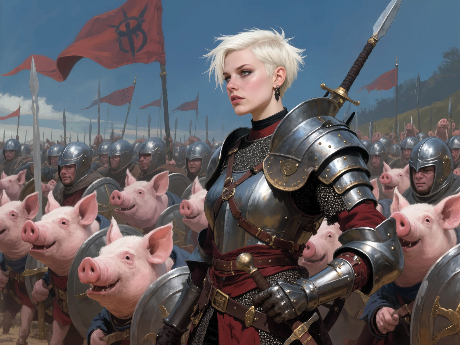 Magma and her Pigmen Army