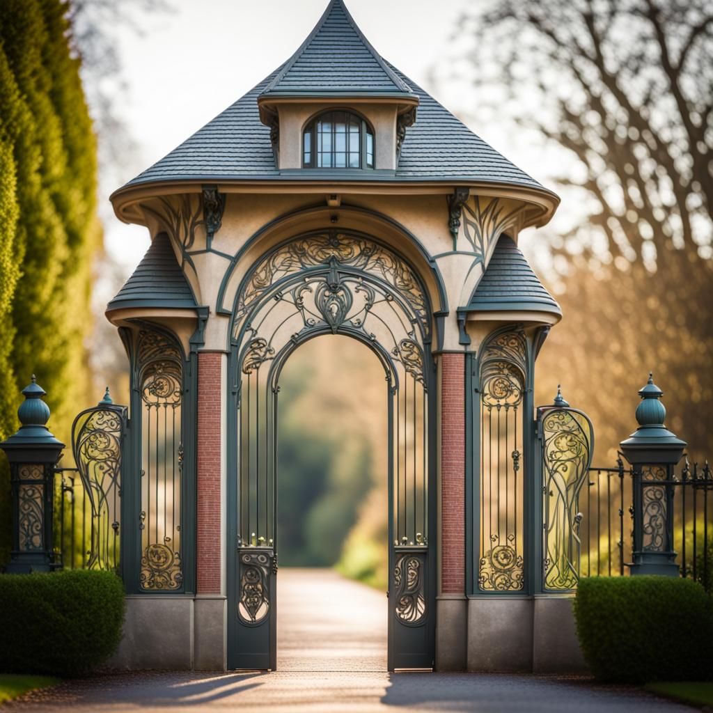 Art Nouveau Gatehouse