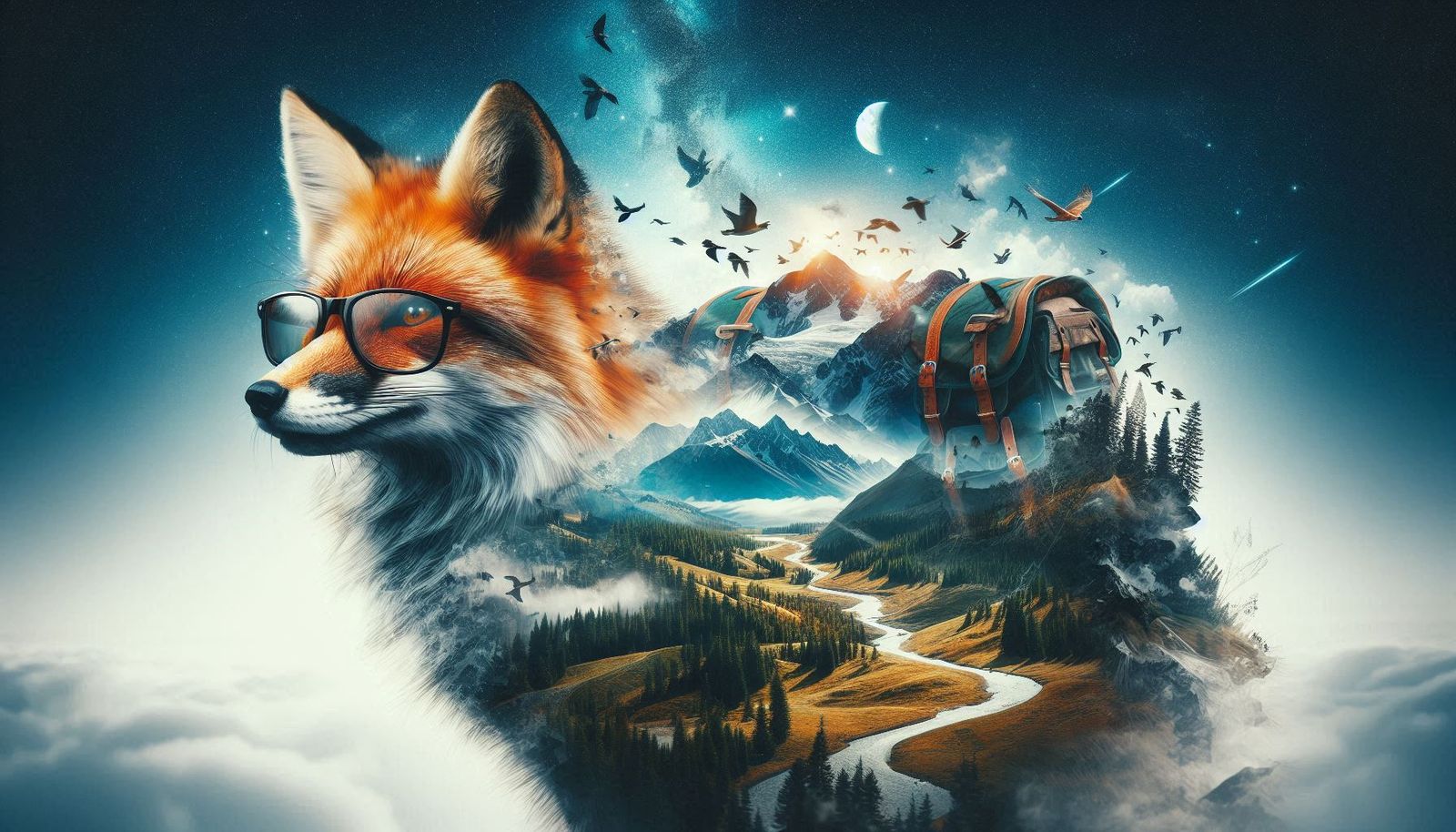 Fox Double Exposure #2