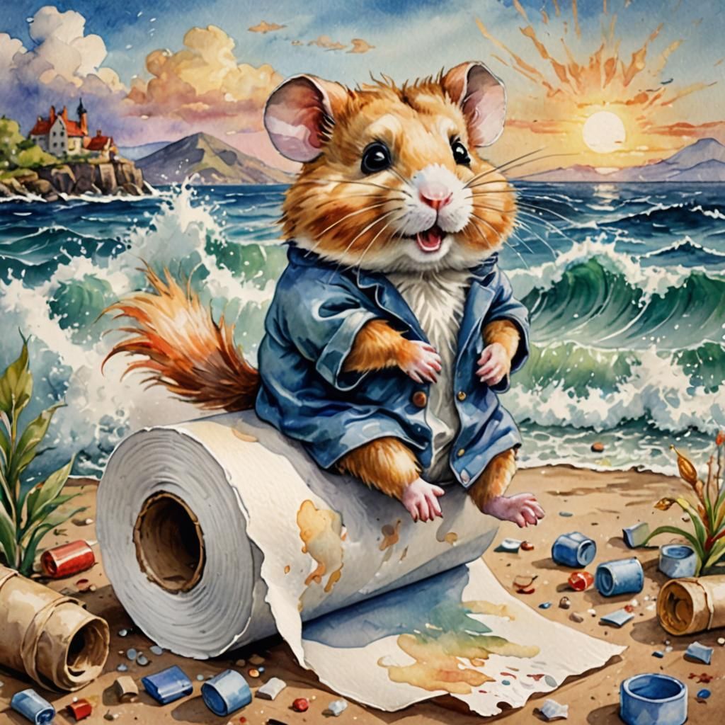 A hamster