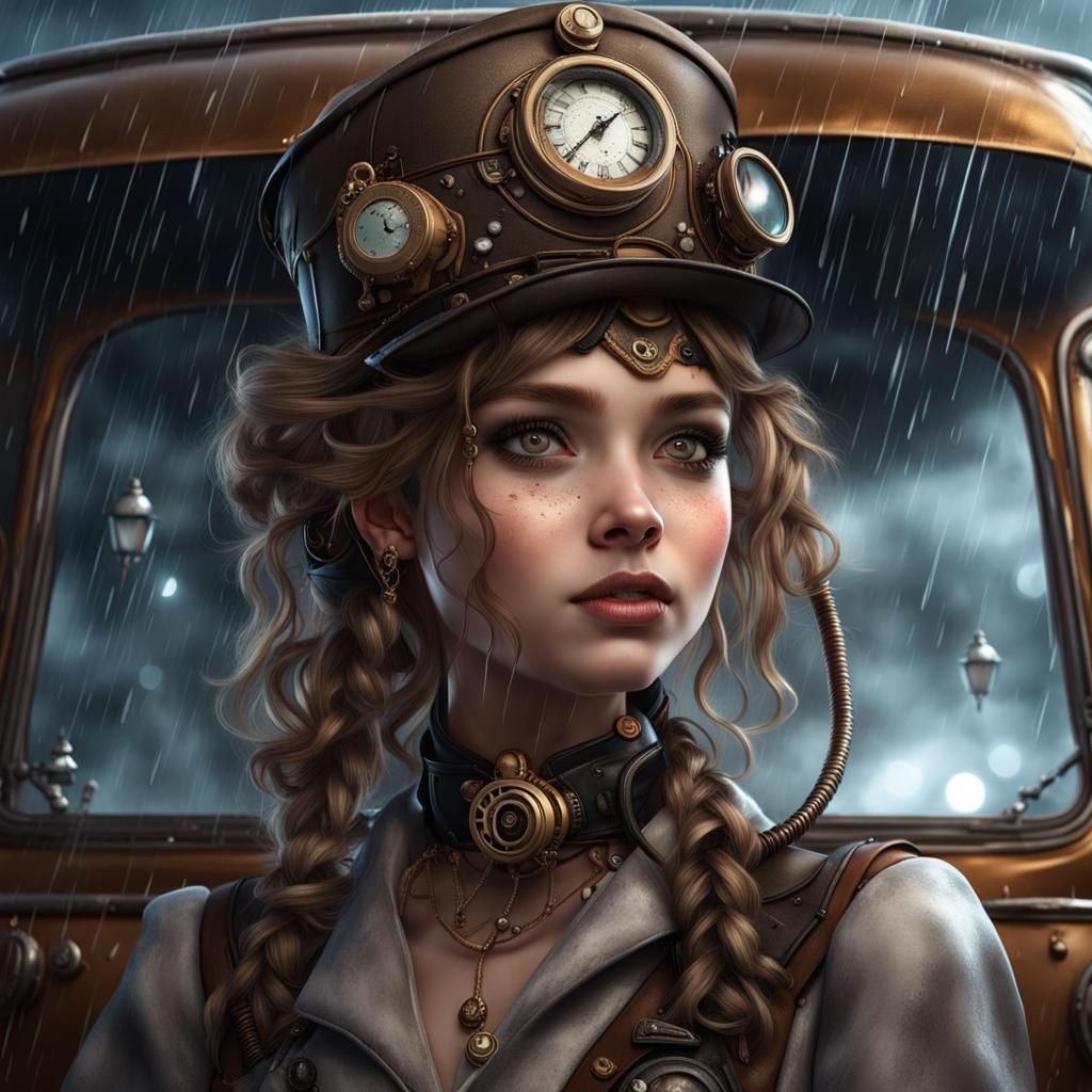 Steampunk Nurse - AI Generated Artwork - NightCafe Creator