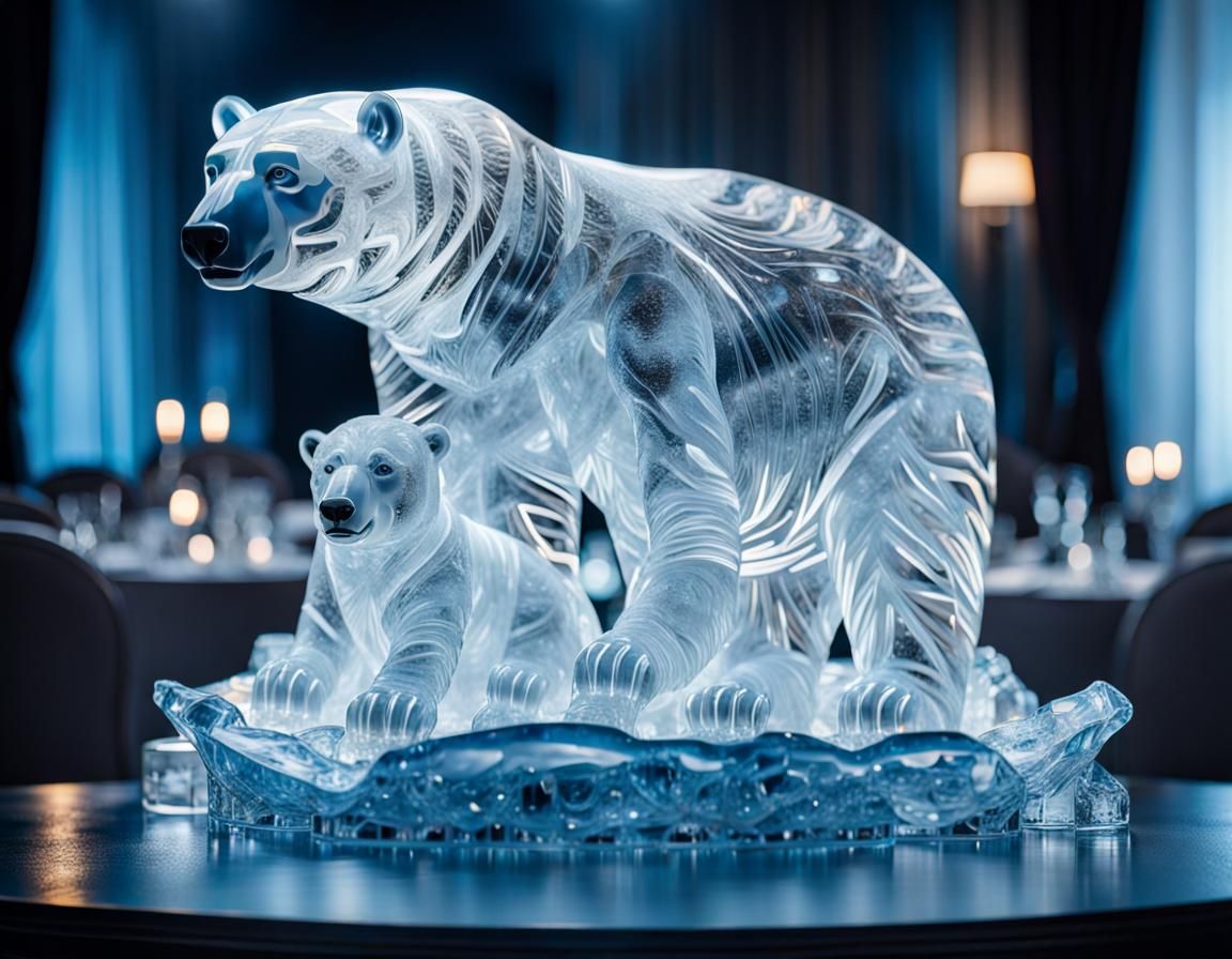Ice Sculpture Challenge  by @FiyaSwitch