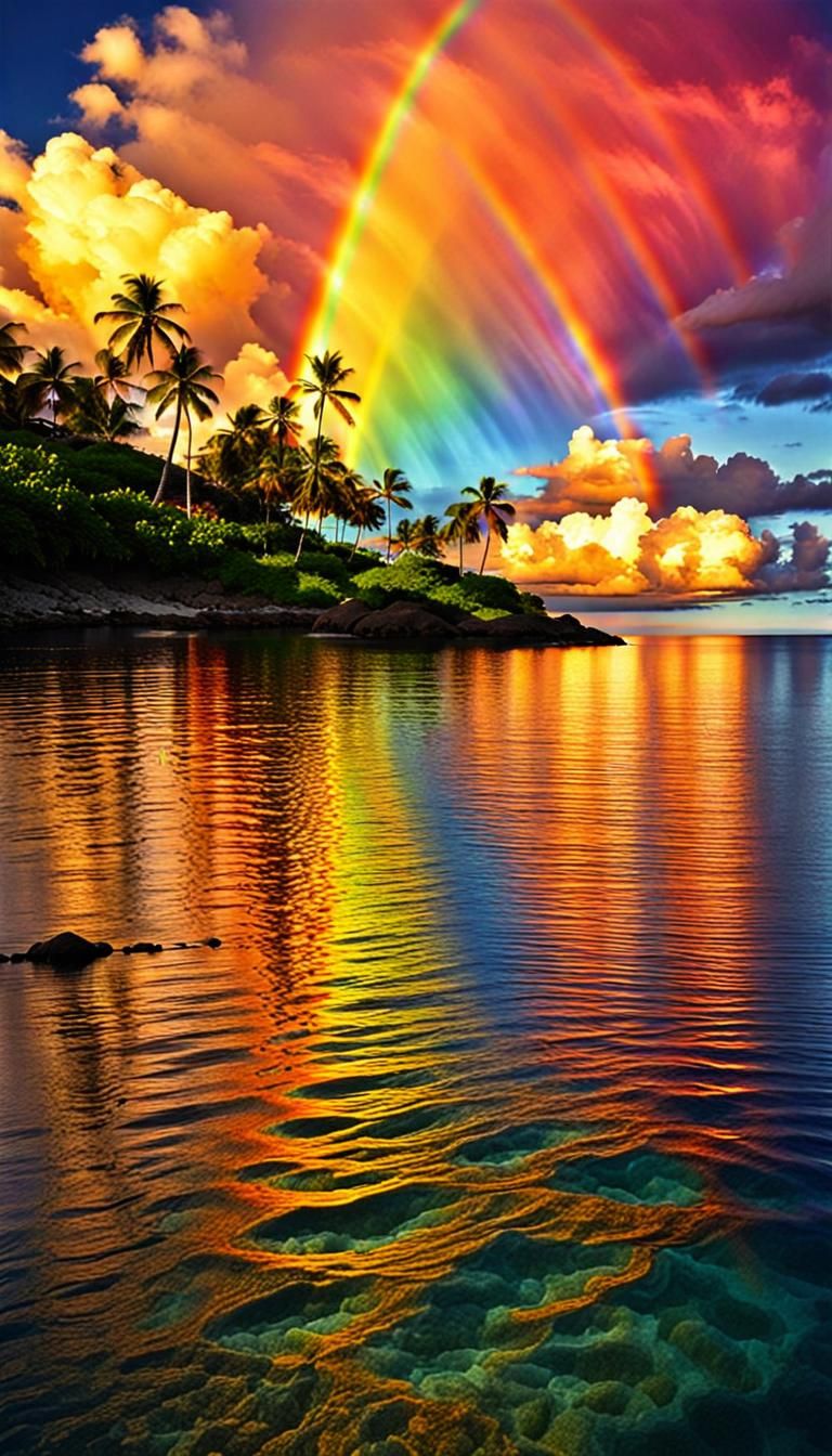 Island sunset