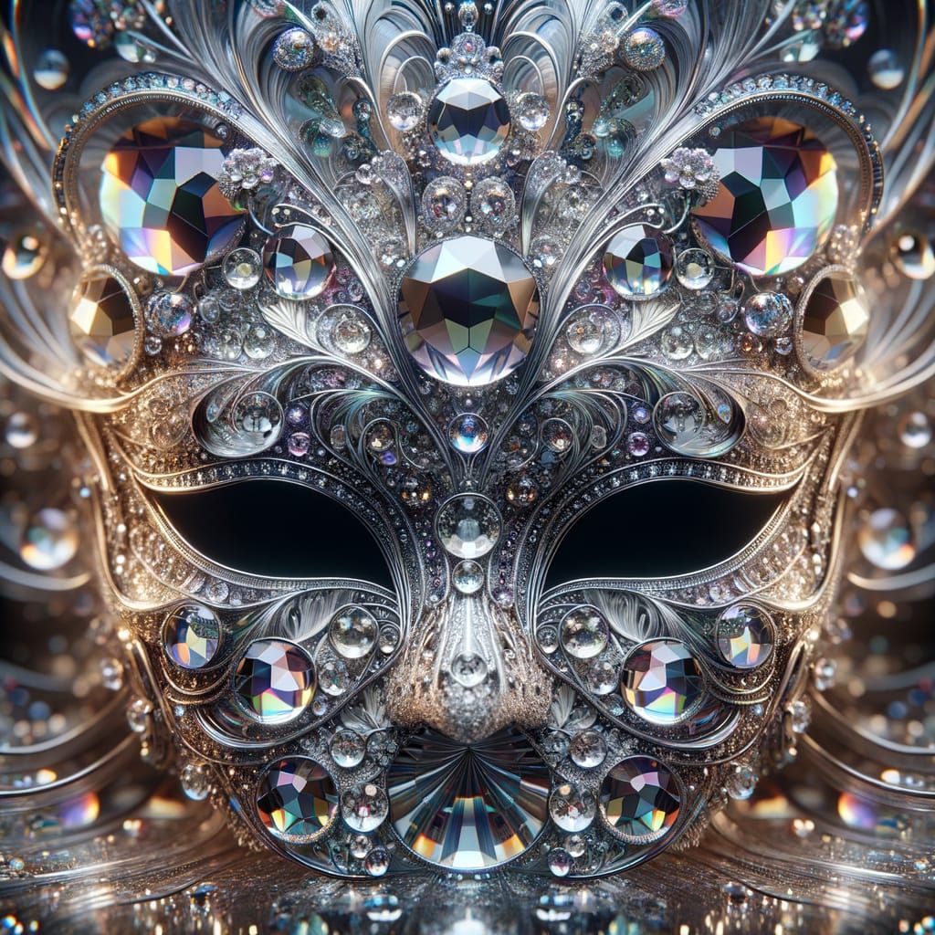 Venetian Crystal mask