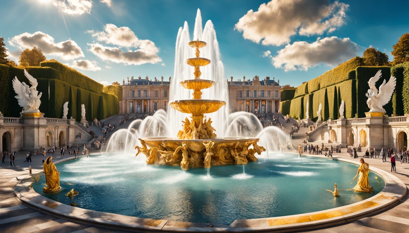  Latona Fountain in the Gardens of Versailles   by @Ugy10