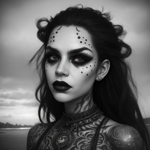 Goth Tatts 32 Ai Generated Artwork Nightcafe Creator