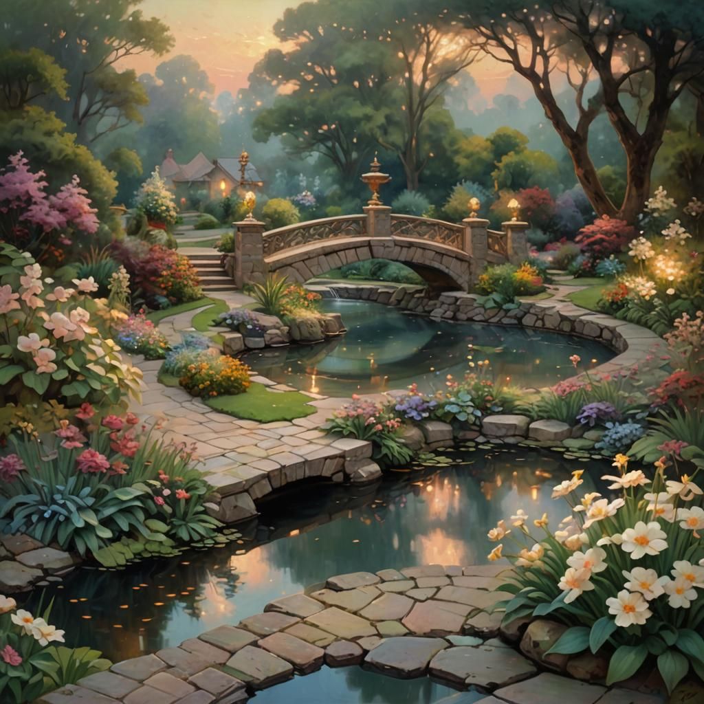 Garden at Dusk