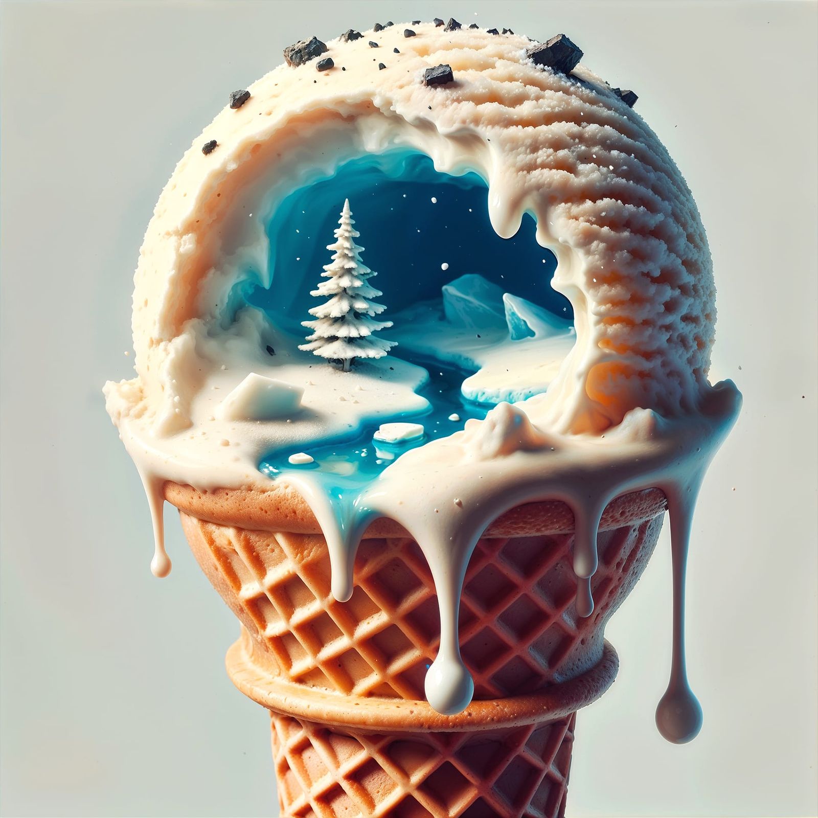 Melted Wonderland  by @Fictional distraction