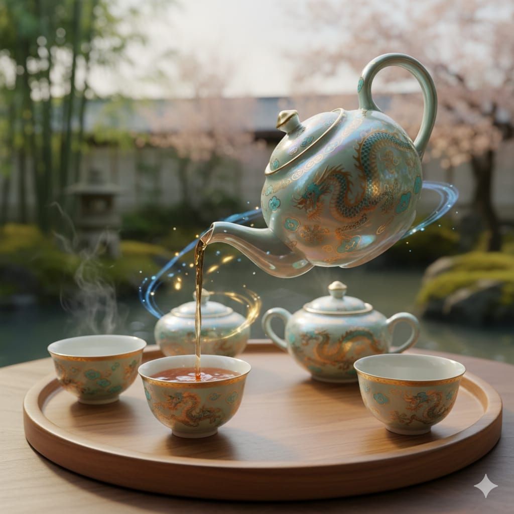 Le thé est déjà servi